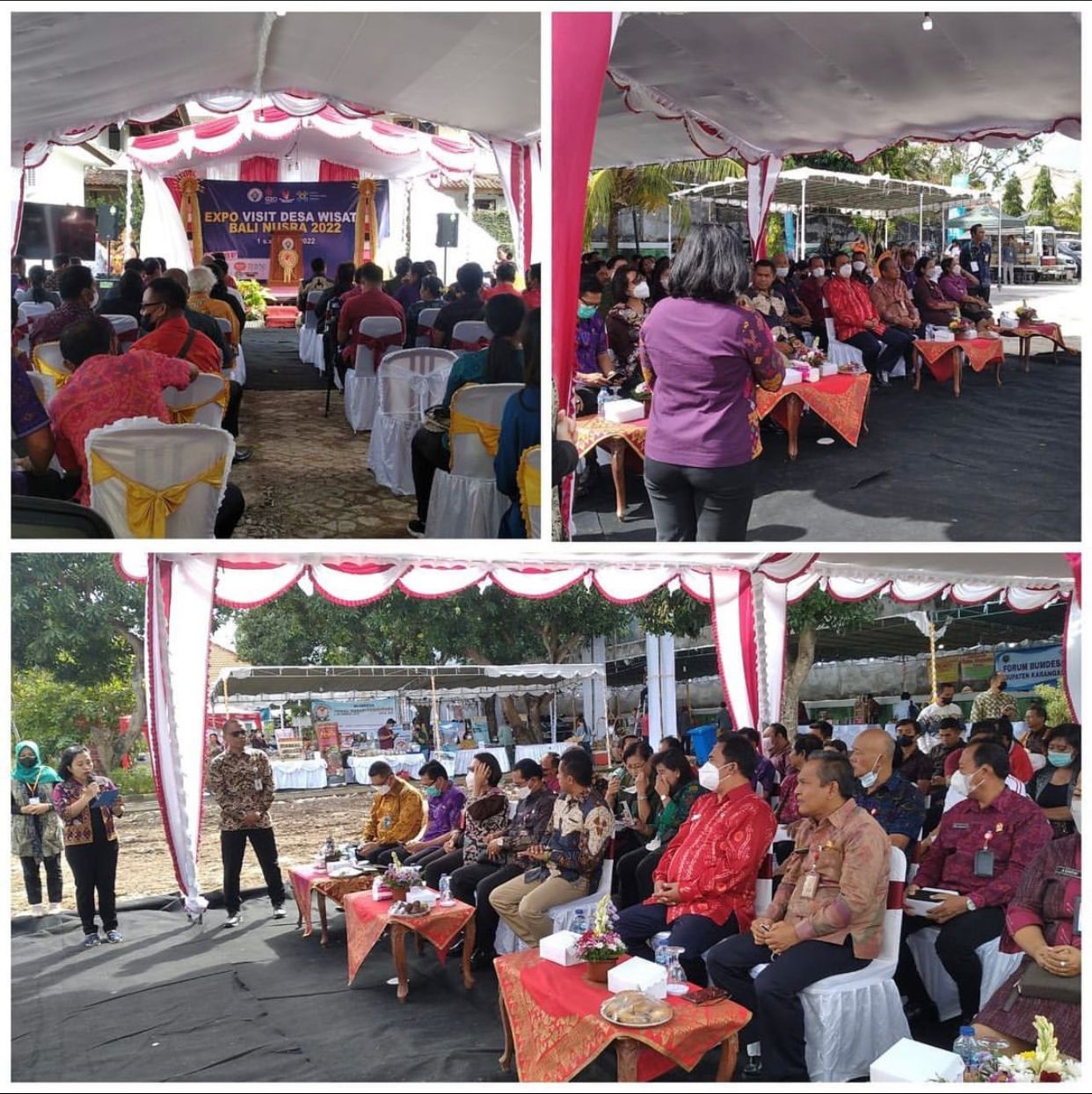 Pameran Expo Visit desa Wisata Bali Nusra di kantor BPPMDDTT