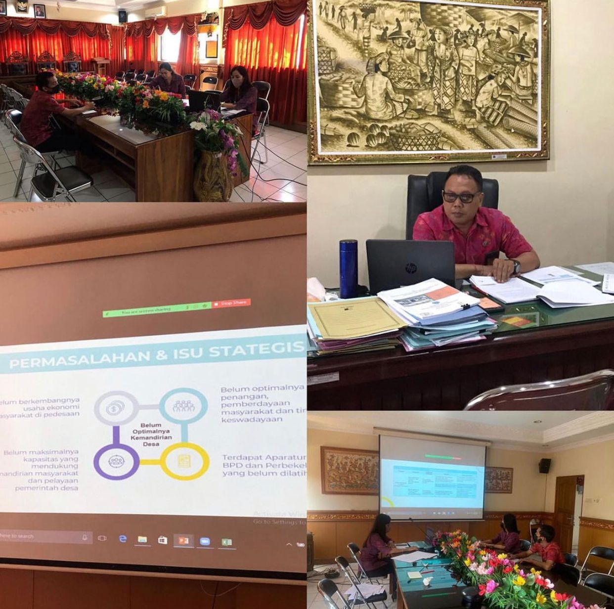 Forum Lintas Perangkat daerah Penyusunan Perubahan Renstra Perangkat Daerah Th 2021-2026.