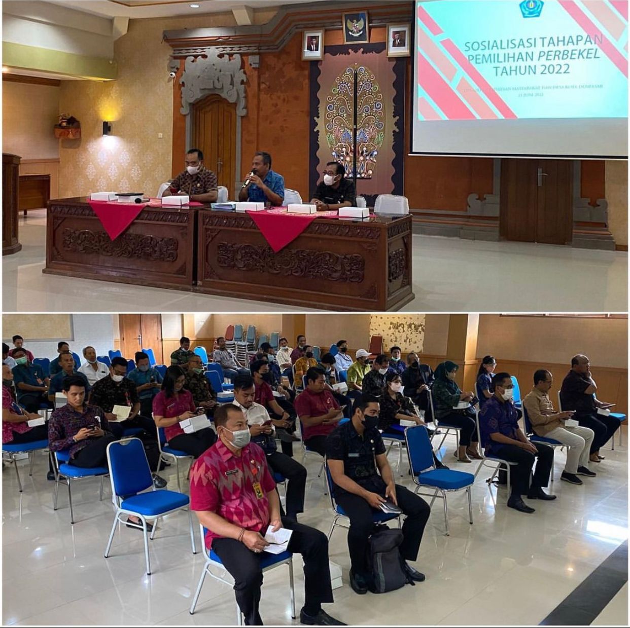 Sosialisasi Tahapan Pemilihan Perbekel Tahun 2022