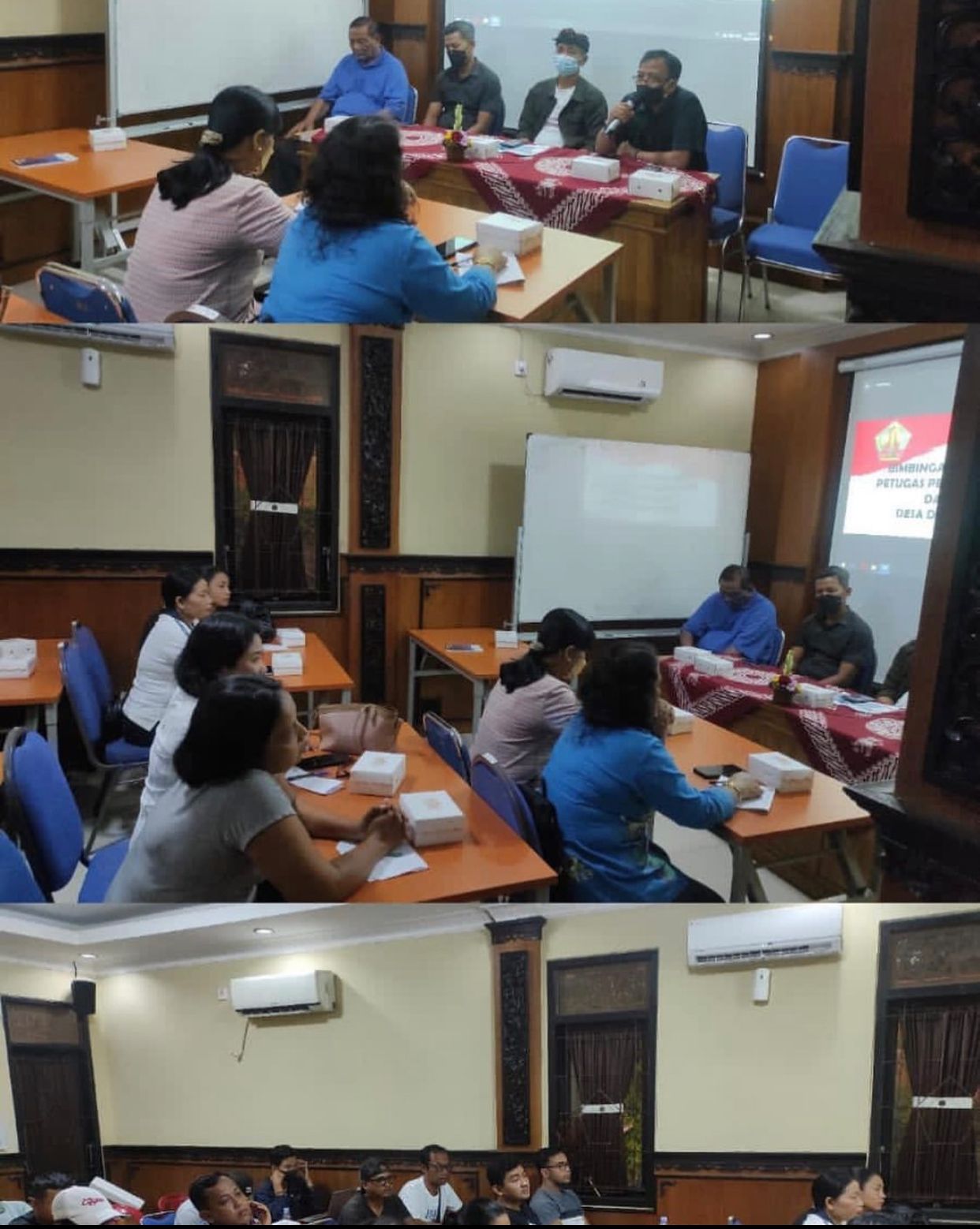 Bimtek dan pelantikan PPDP Desa Dangin Puri Kelod