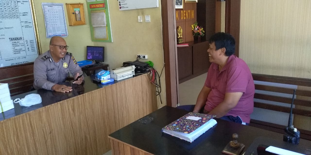 Koordinasi Terkait Keamanan Pilkel di Kapolsek Denpasar Timur