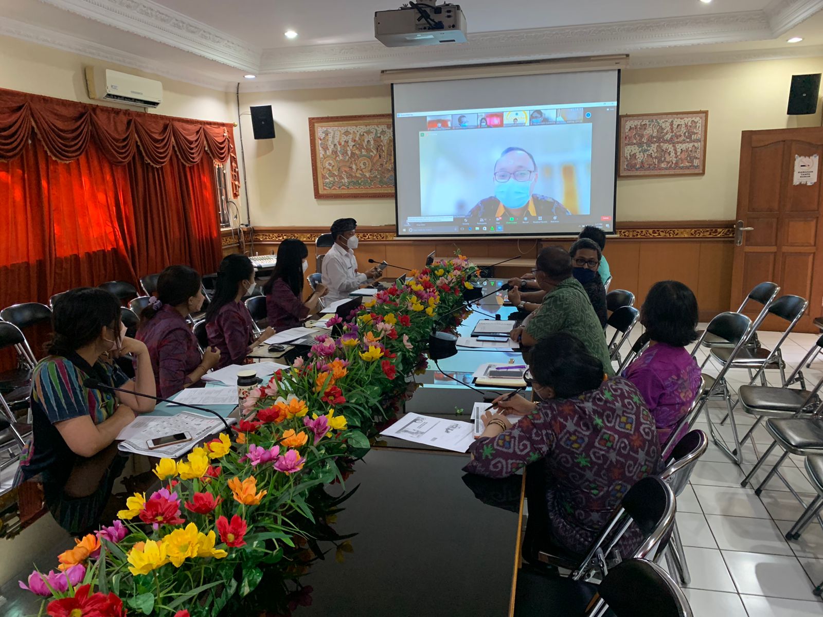 Zoom metting forum pelayanan publik DPMD