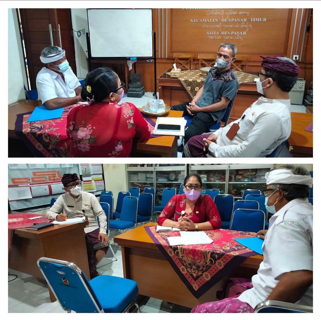 Dinas PMD kota Denpasar melaksanakan Pembinaan pengolahan inventarisasi data swadaya murni dan swadaya penunjang pembangunan