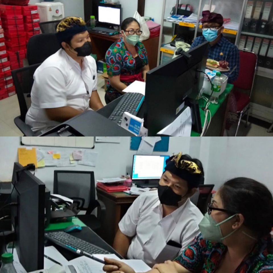 Dinas PMD kota Denpasar melaksanakan Pembinaan pengolahan inventarisasi data swadaya murni dan swadaya penunjang pembangunan 