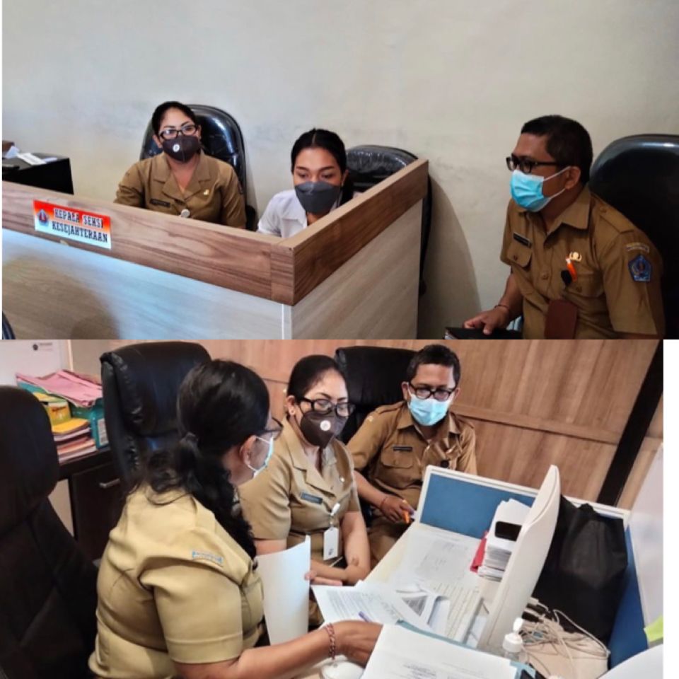 Dinas PMD kota Denpasar melaksanakan Pembinaan pengolahan inventarisasi data swadaya murni dan swadaya penunjang pembangunan