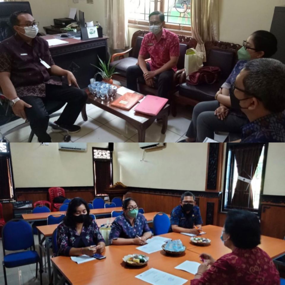 Dinas PMD kota Denpasar melaksanakan Pembinaan pengolahan  Data inventarisasi Swadaya Murni Masyarakat dan Penunjang Pembangunan 