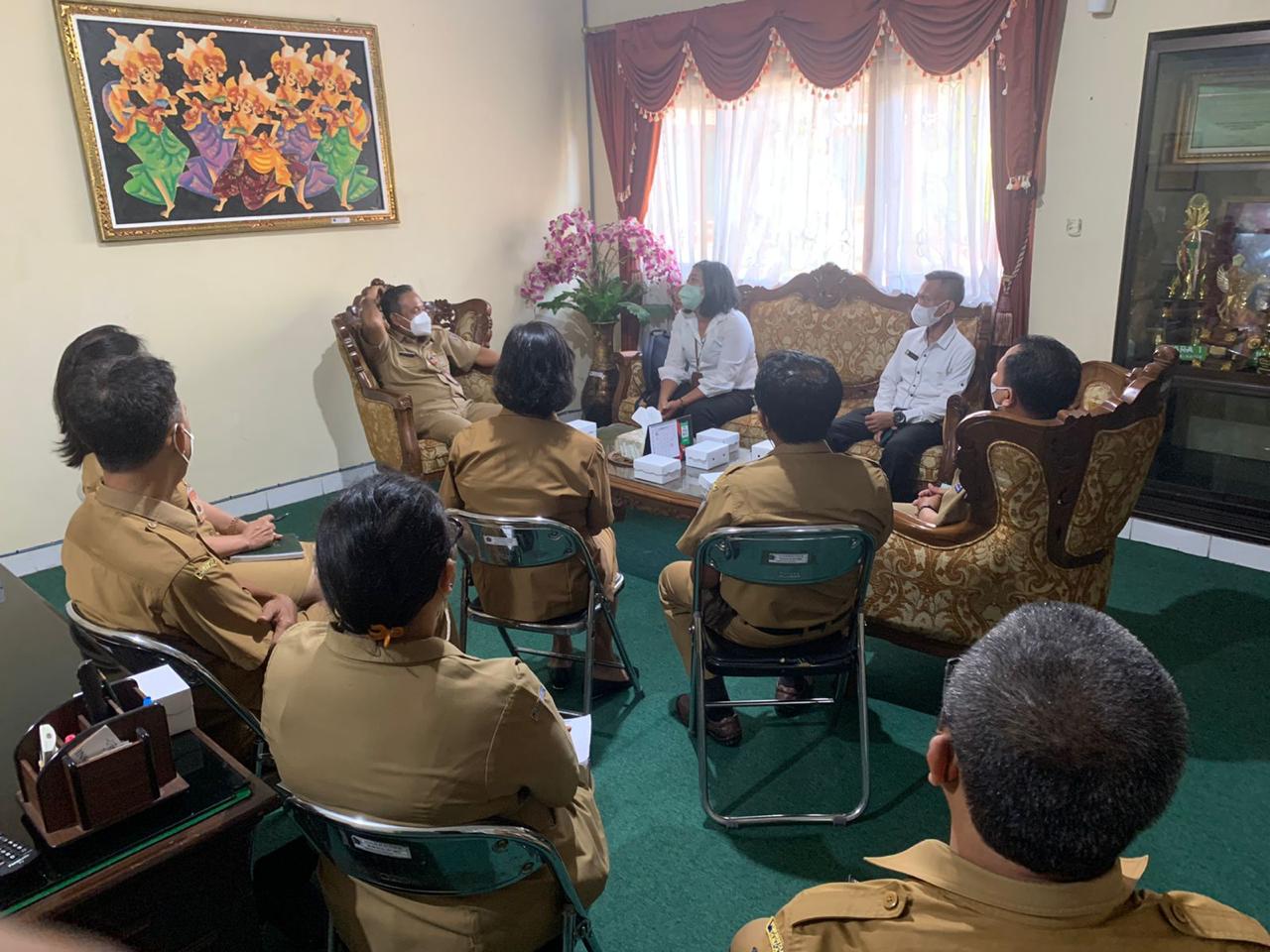 Koordinasi dengan Balai Pelatihan dan Pemberdayaan Masyarakat dan Desa PDTT Denpasar