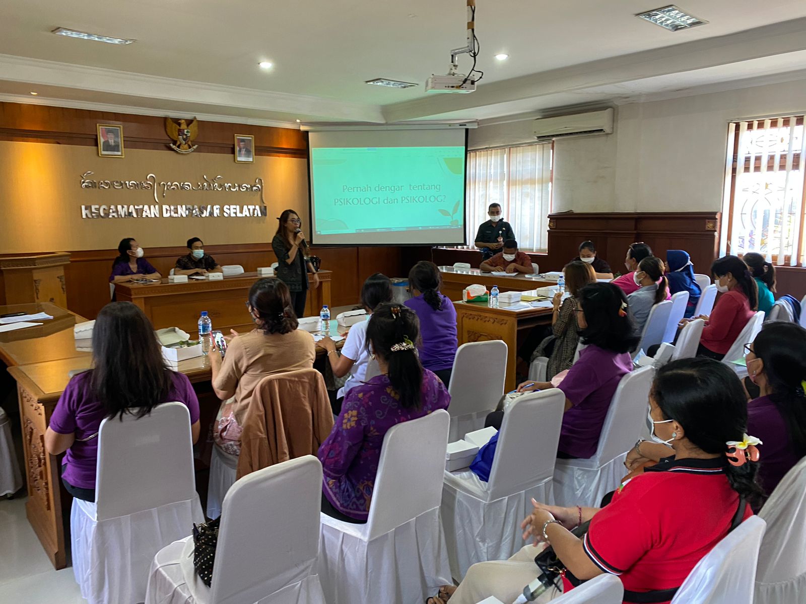 Sosialisasi simeling ceria di kecamatan denpasar selatan 