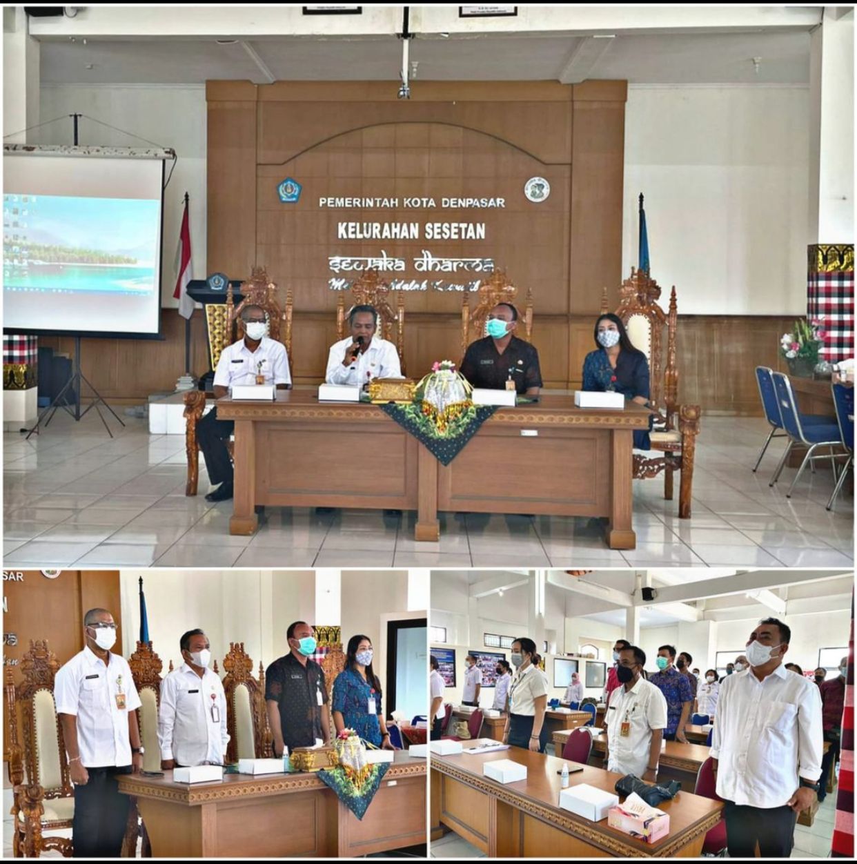 Penilaian dalam Rangka Lomba Desa/Kelurahan Tk Kota Denpasar Tahun 2022