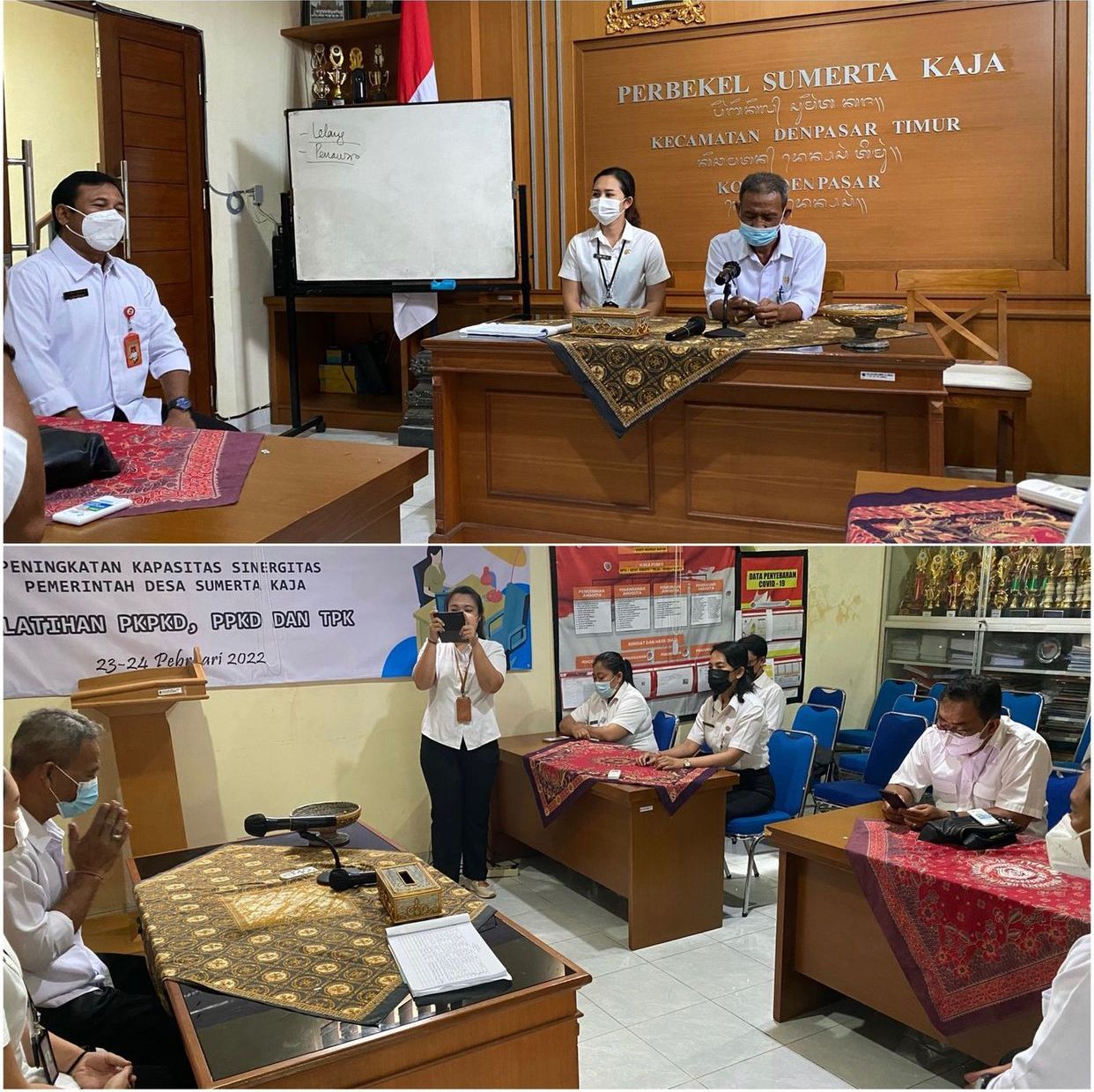 Pembinaan pada Desa Sumerta Kaja, Desa Penatih Dangin Puri dan Desa Peguyangan Kangin