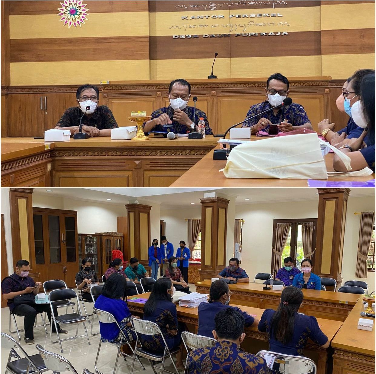 Pembinaan pada Desa Dauh Puri Kaja, Desa Pemecutan Kaja dan Desa Ubung Kaja