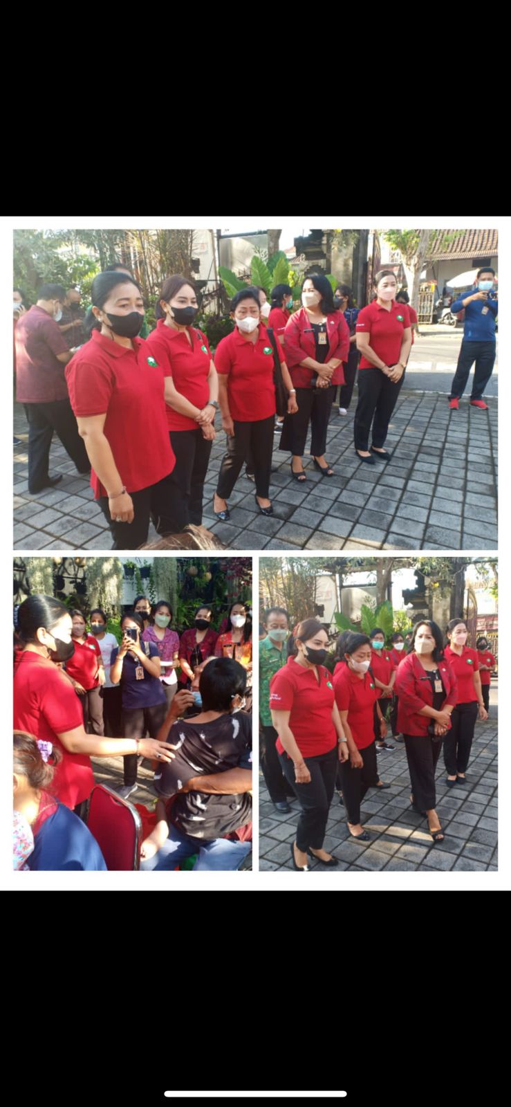 Penyerahan Sembako bagi Lansia dan PMT bagi Balita, Ibu Hamil dan Penyandang Disabilitas