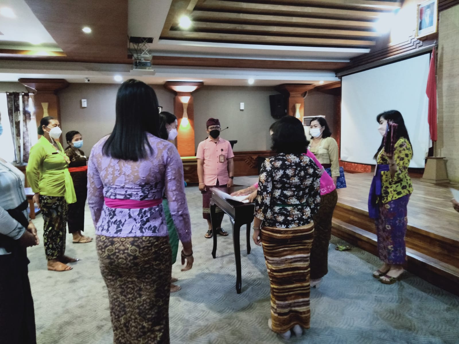 Gladi bersih pelantikan TP-PKK kecamatan dan TP-PKK Kelurahan 