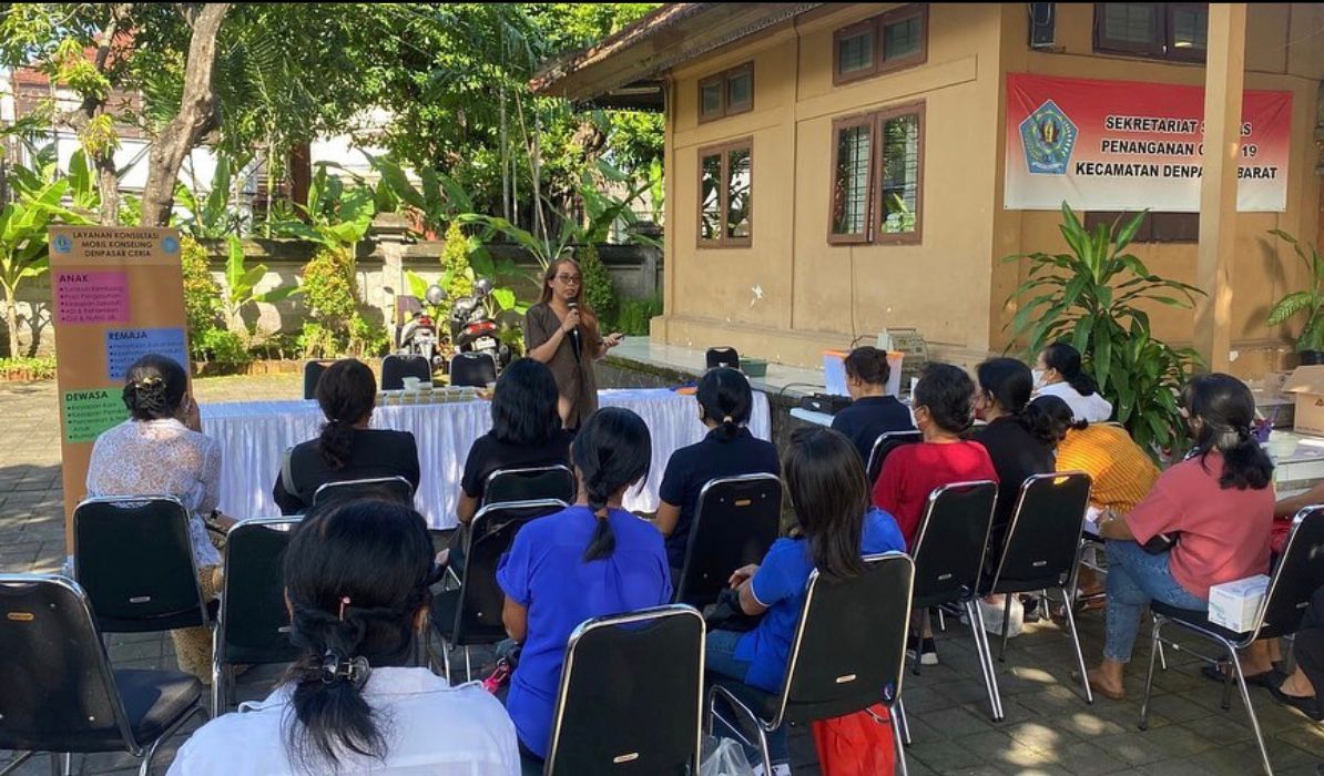 Sosialisasi simeling ceria di Kecamatan Denpasar Barat 