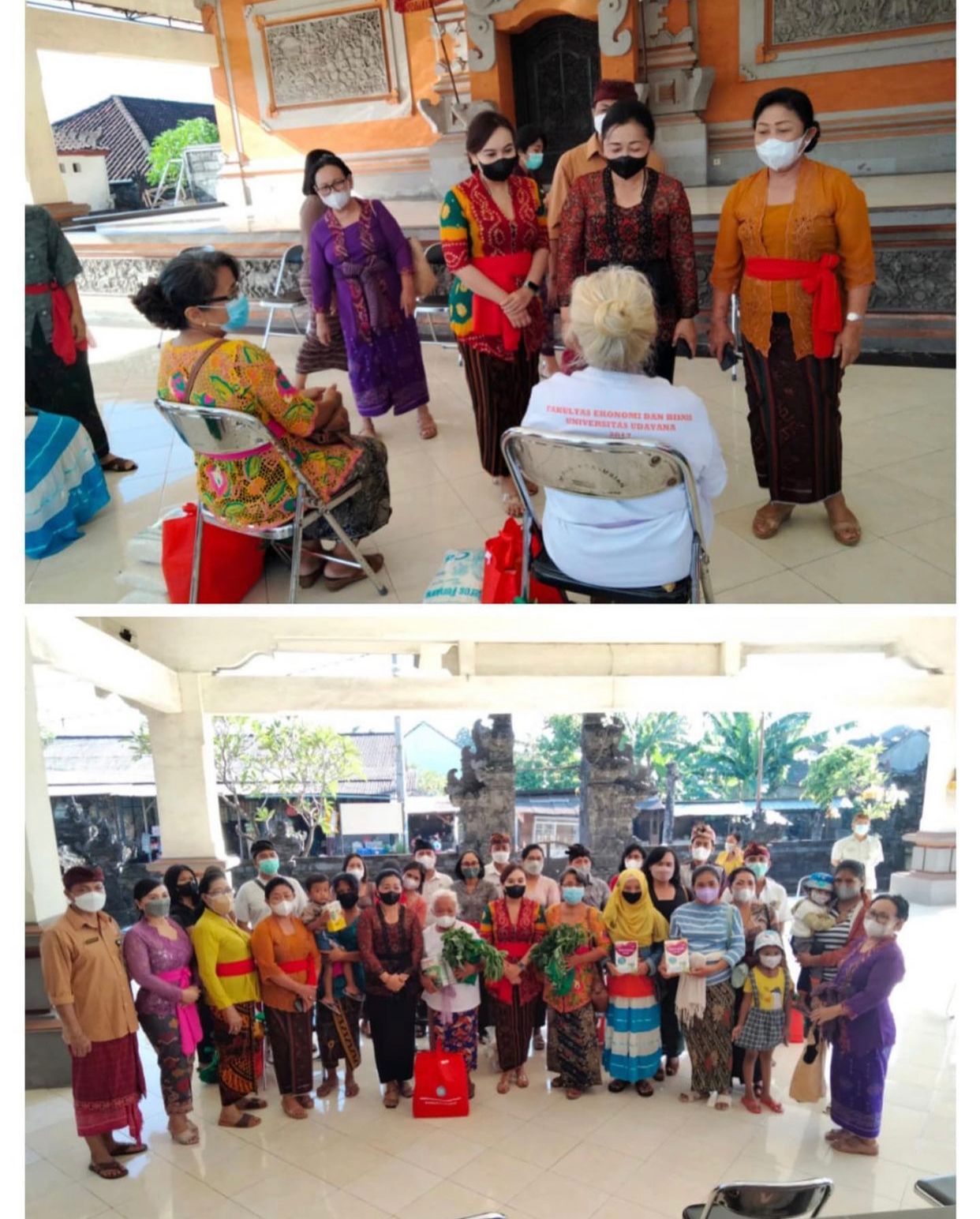 Penyerahan Sembako bagi Lansia dan PMT bagi Balita, Ibu Hamil dan Penyandang Disabilitas 