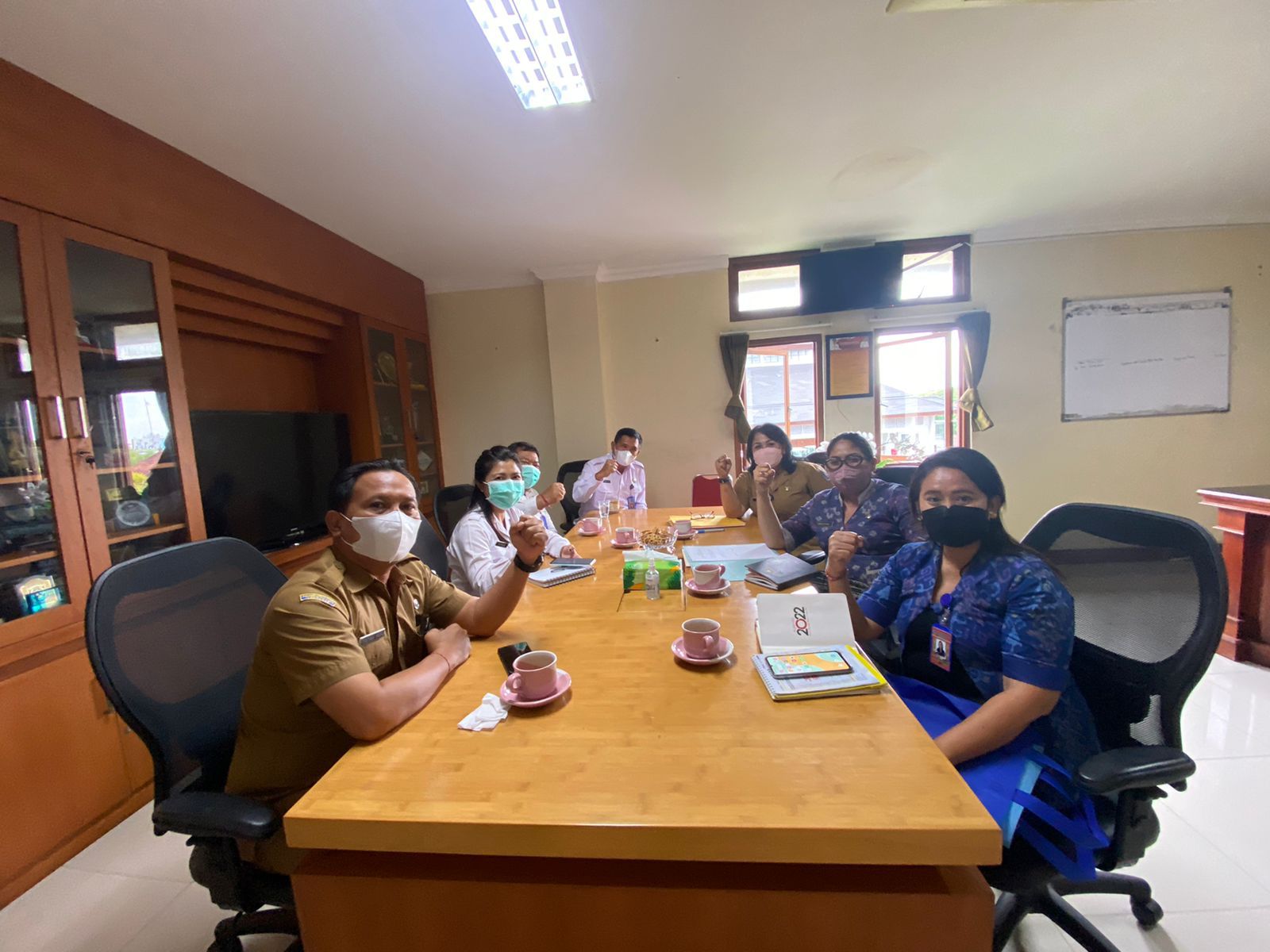 Koordinasi Kegiatan bersama BNN Kota Denpasar dan Pelaksanaan Kegiatan Sosialisasi kpd TP. PKK se Kota Denpasar.