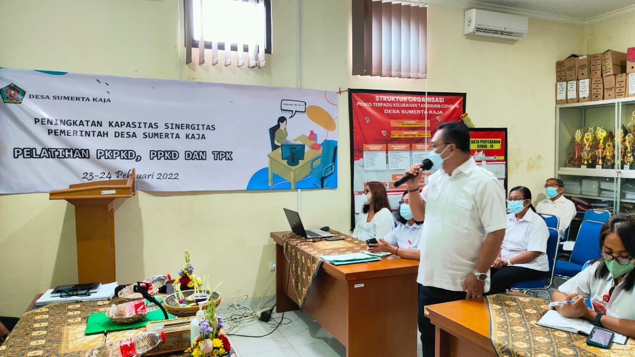 Narasumber Peningkatan Kapasitas di Sumerta Kaja.