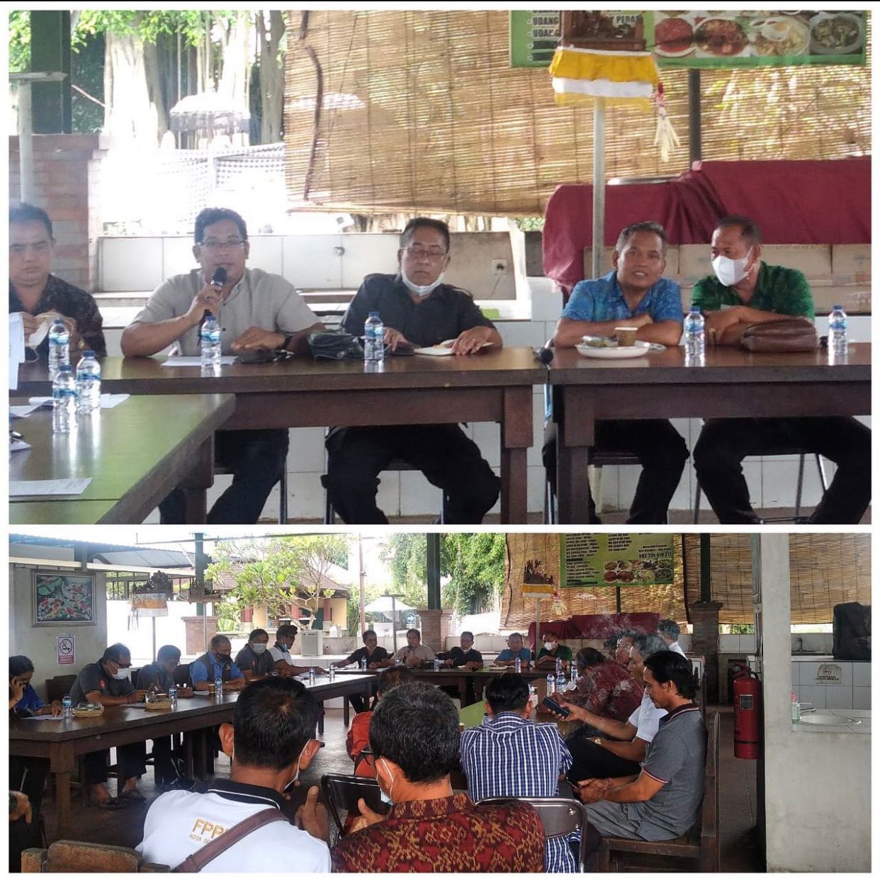 Rapat koordinasi dalam rangka membangkitkan kembali perekonomian masyarakat