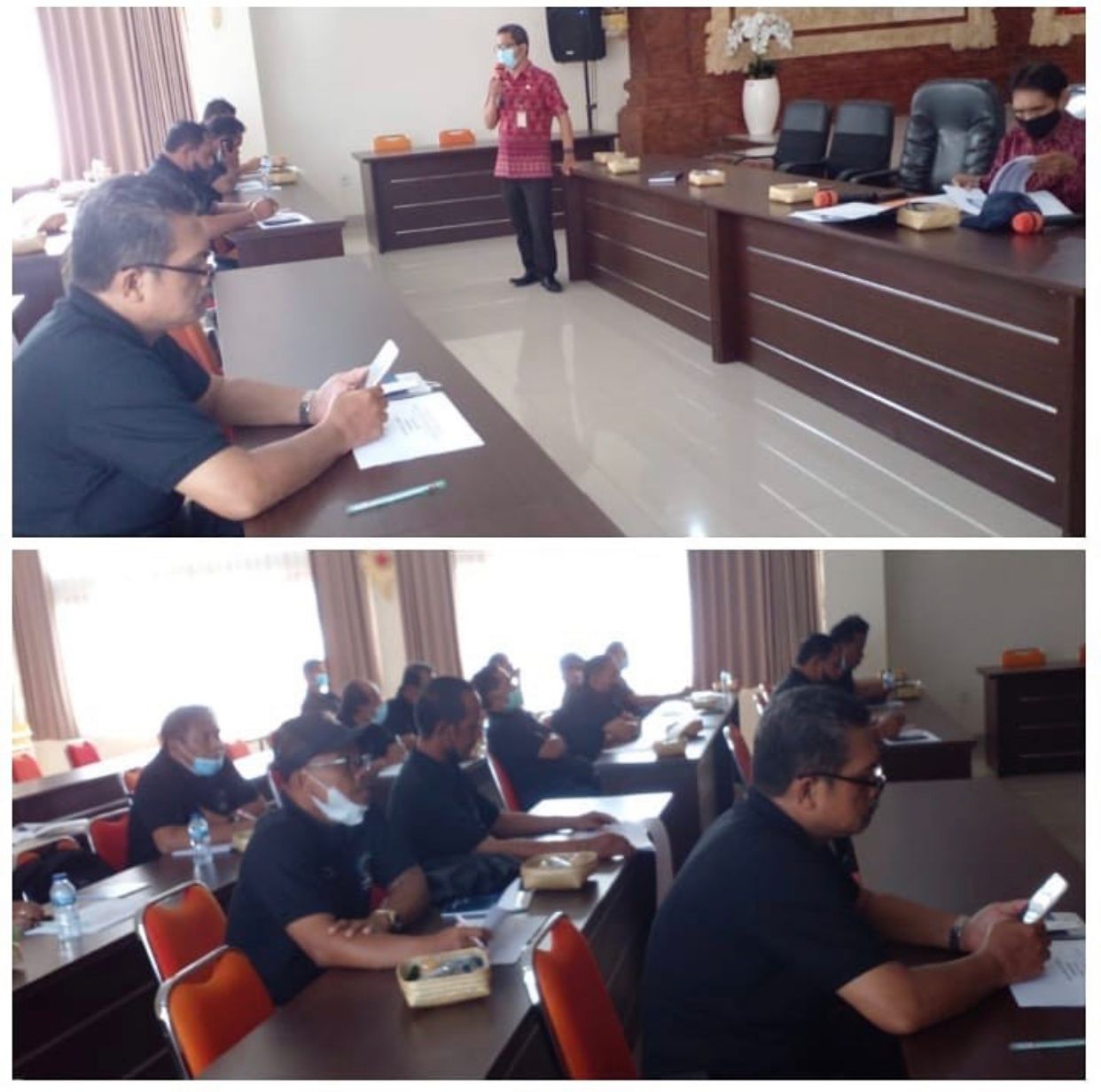 Peningkatan Kapasitas LPM yang di laksanakan di Desa Tegal Harum.