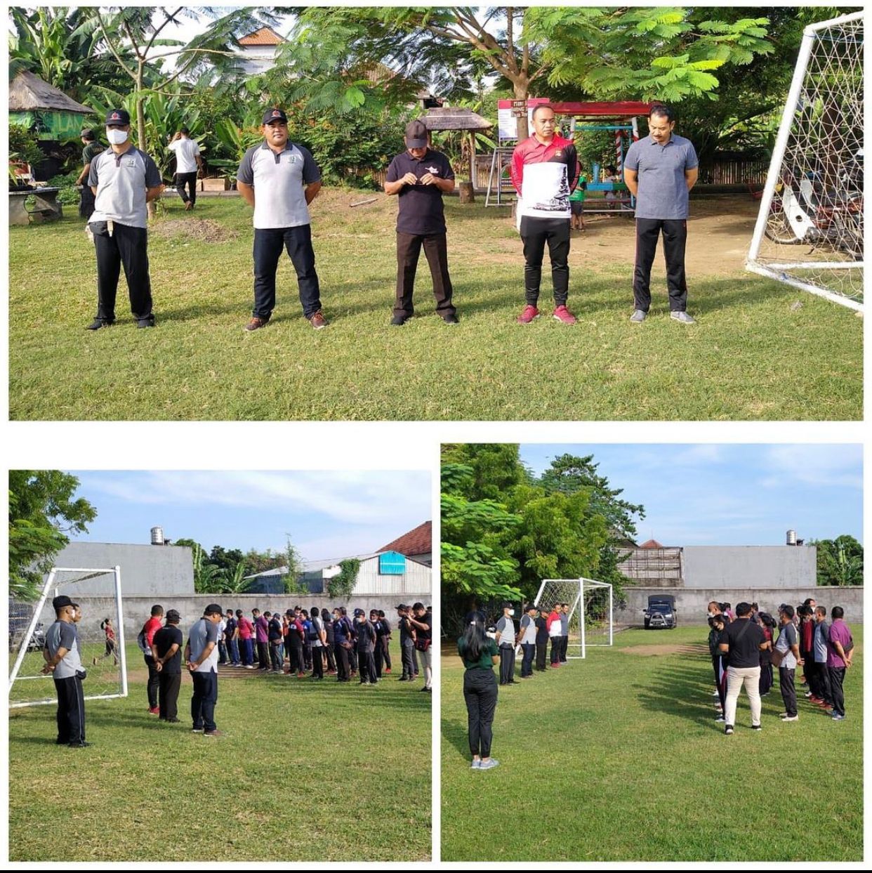 Pembukaan kegiatan ketahanan pangan dan hewani di lapangan Astagina dusun Padang Sumbu Tengah, Kecamatan Denbar.