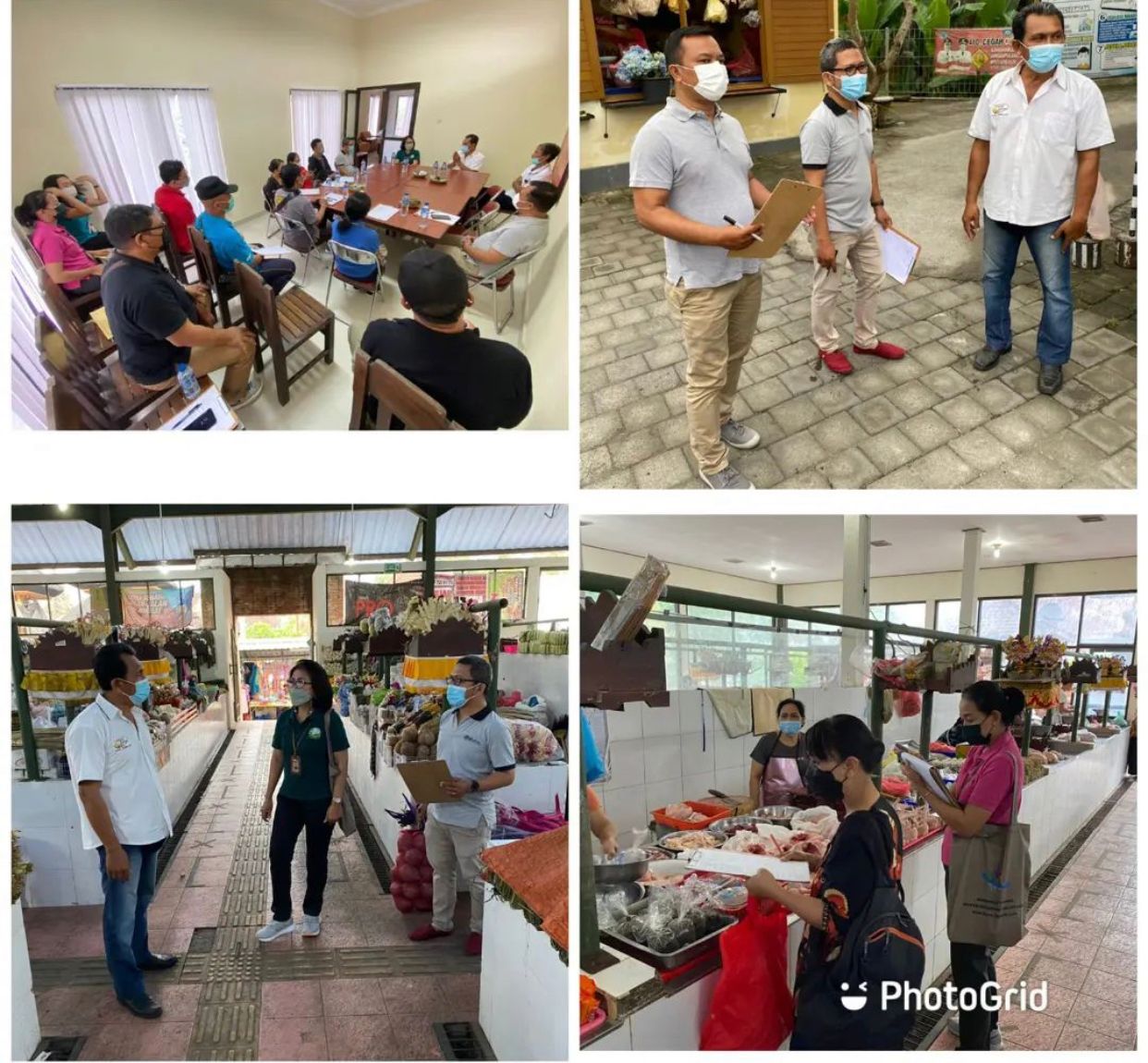 Pembinaan, monitoring dan evaluasi oleh Tim Pembinaan,monitoring dan Evaluasi Pasar Desa Kota Denpasar